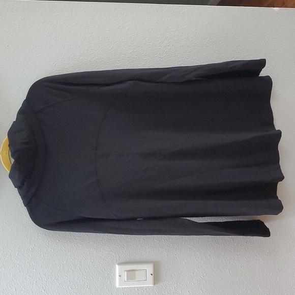 Lululemon Coast Easy Wrap Black Asymmetrical Hoodie - Picture 7 of 11